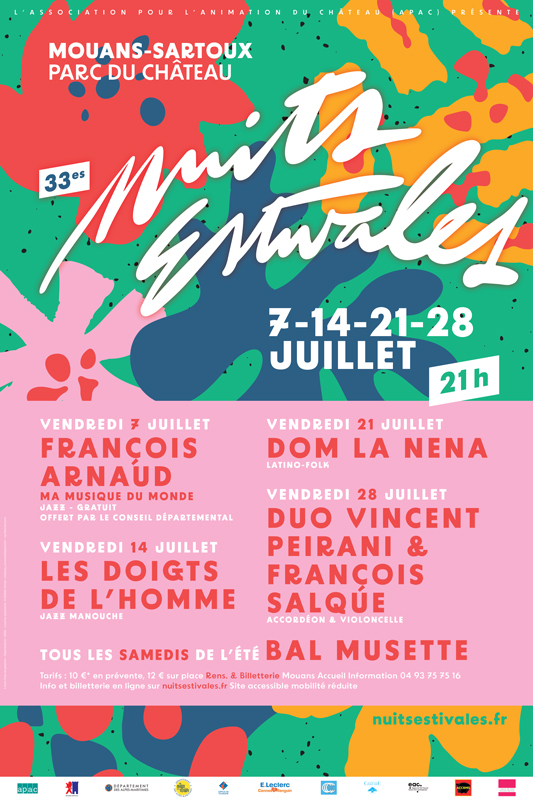 Nuits Estivales 2023 Mouans Sartoux