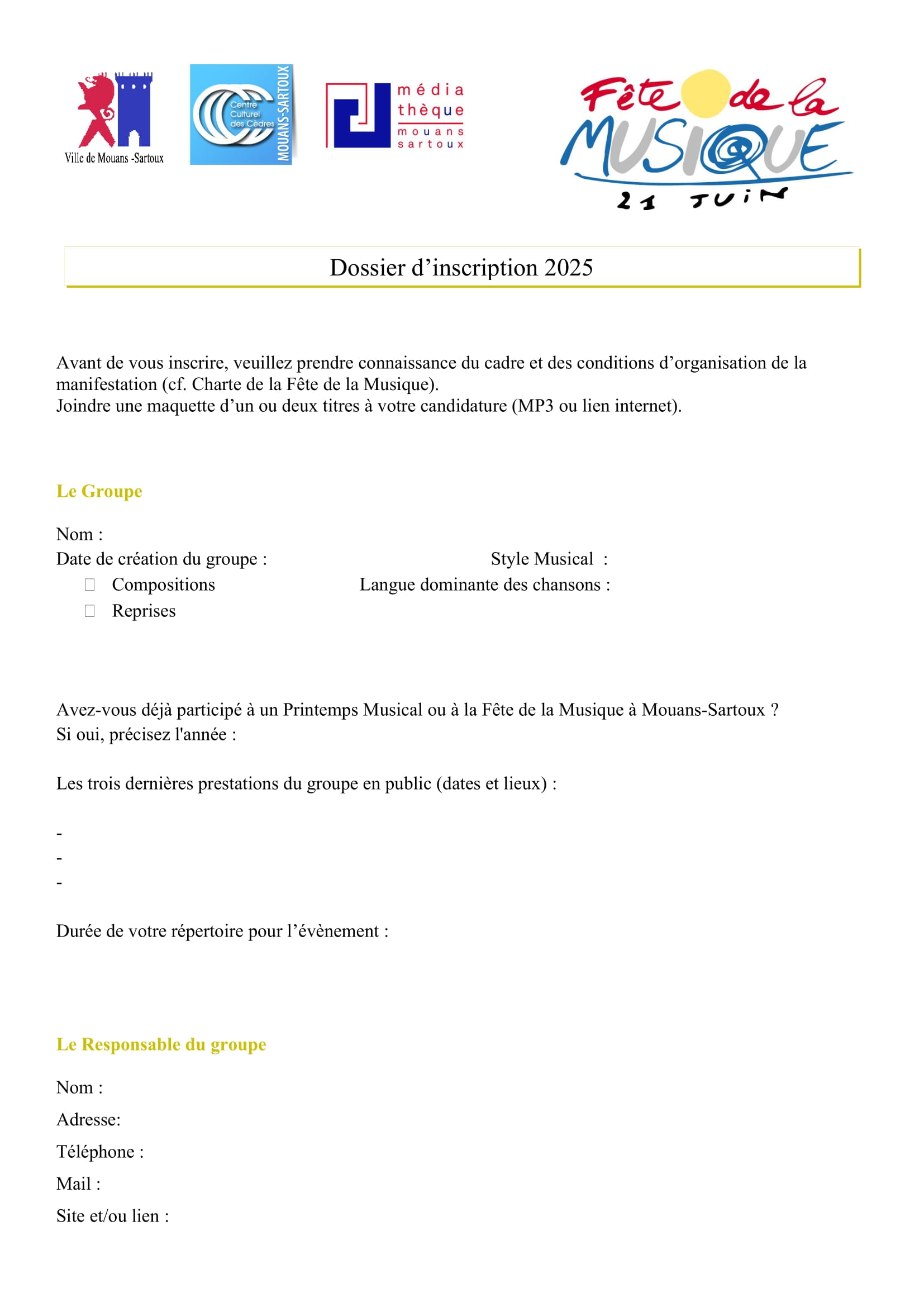 Fiche inscription Fete Musique2025 1