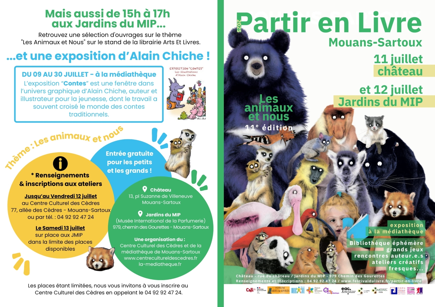 Partir en Livre Médiathèque Mouans Sartoux 1