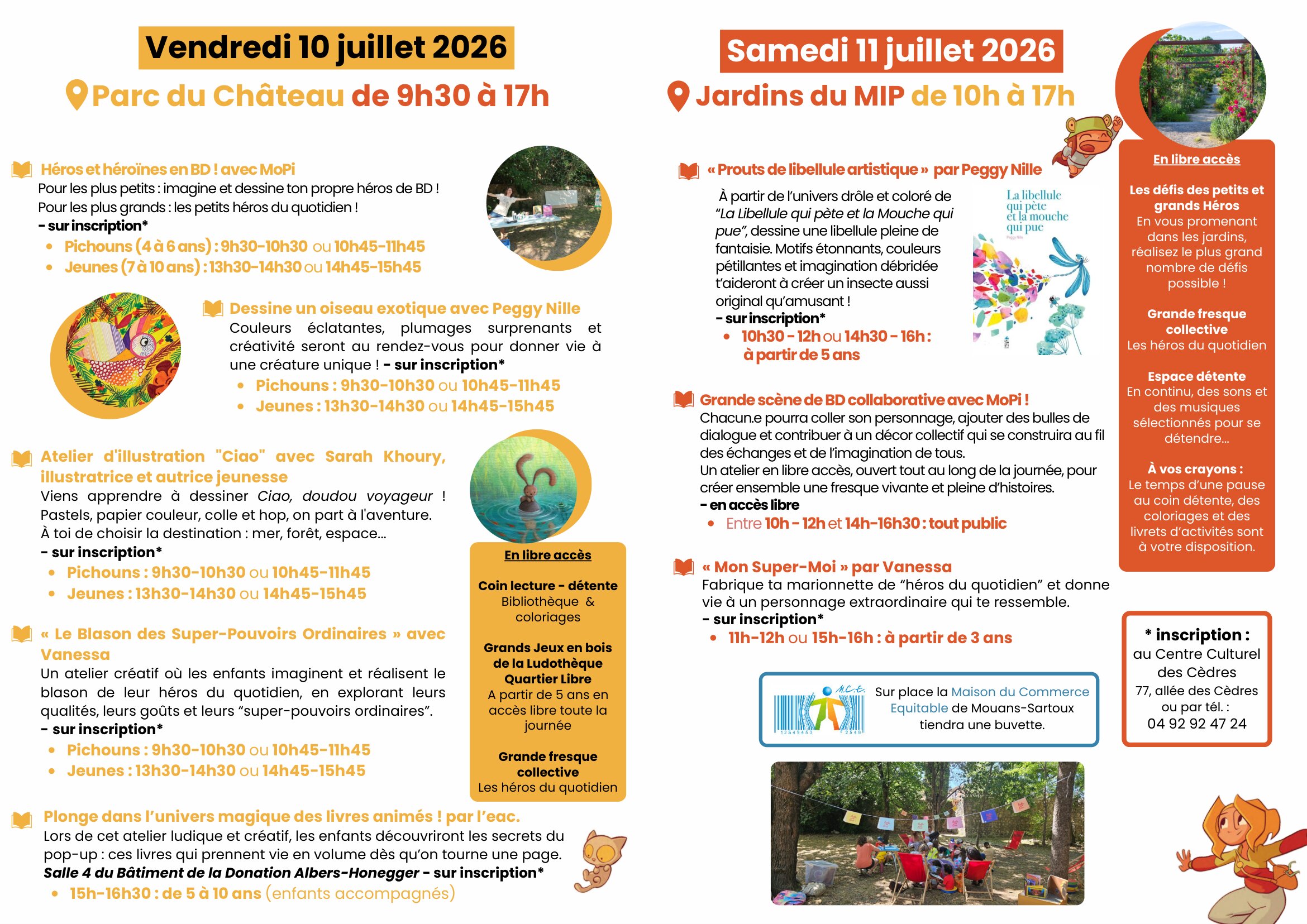 Dépliant Partir en Livre 2026 Mouans Sartoux 2