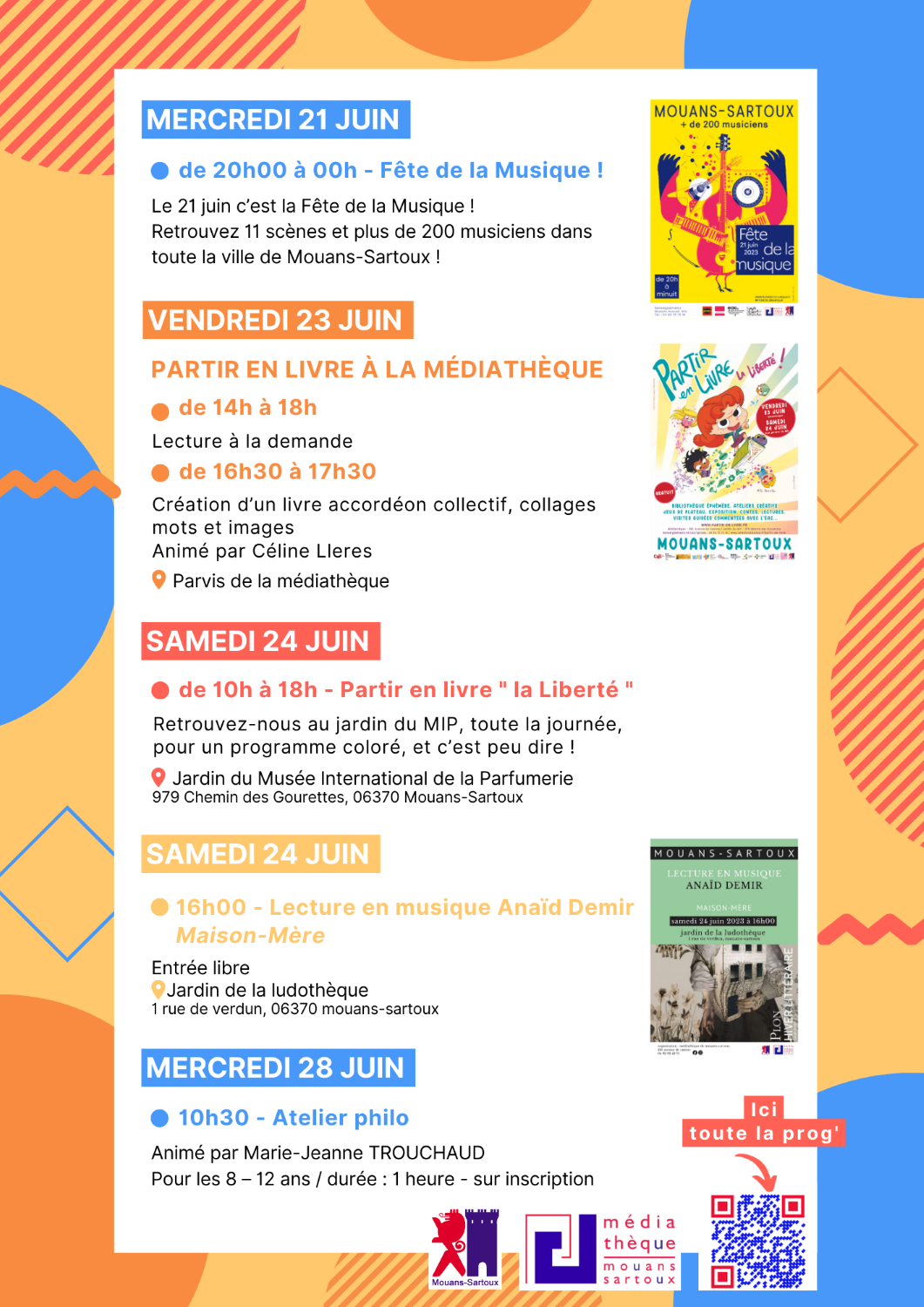 Juin à la médiathèque de Mouans Sartoux 2