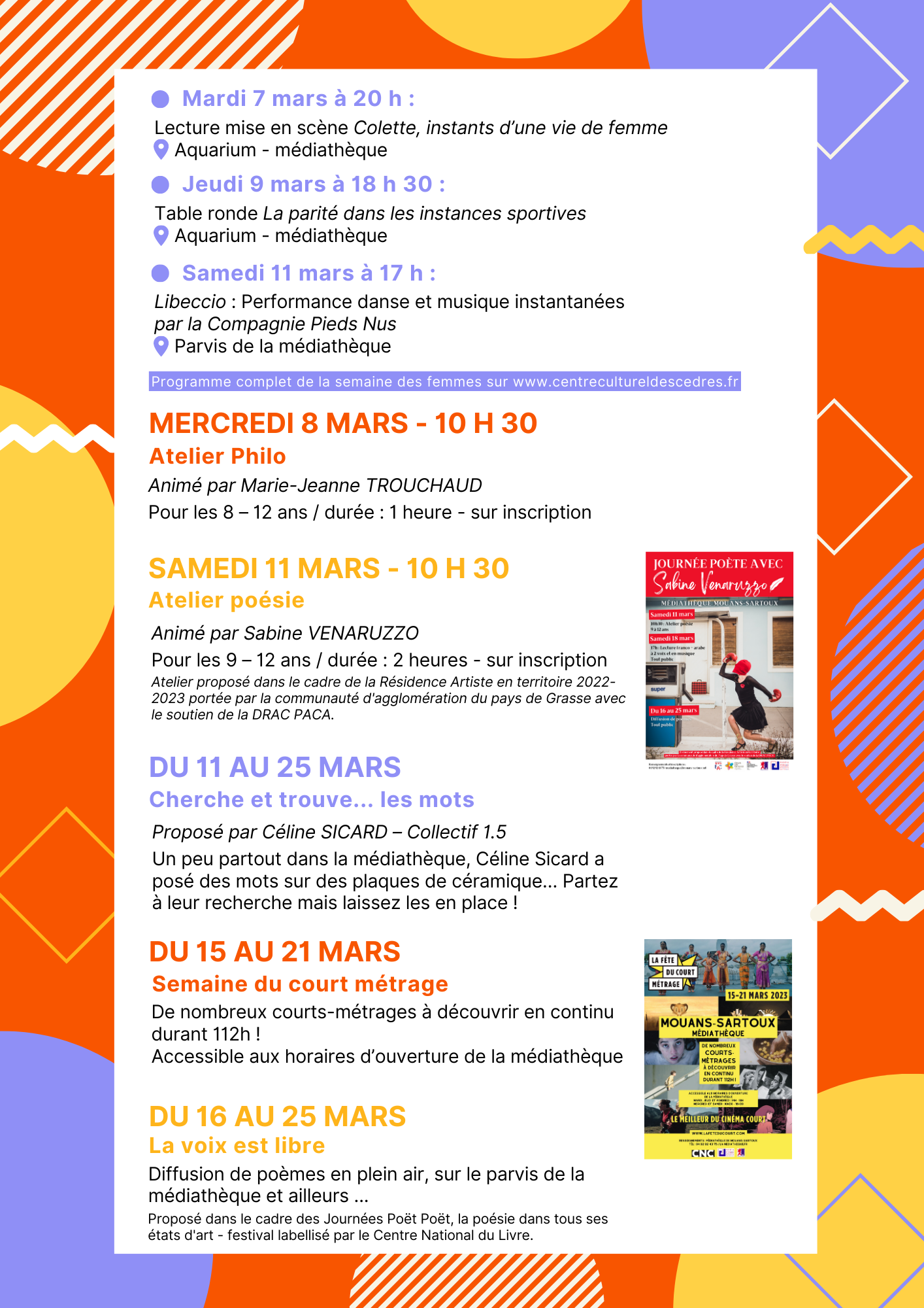 Programme médiathèque Mouans Sartoux 3