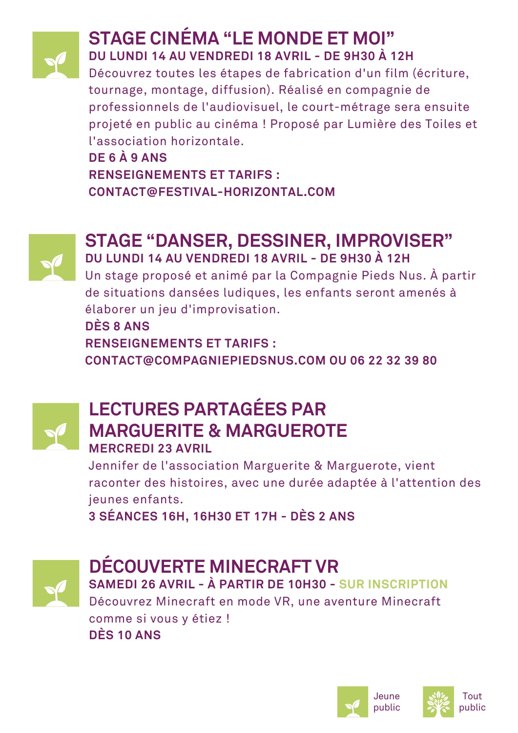3 Programme Avril 25 Médiathèque Mouans Sartoux