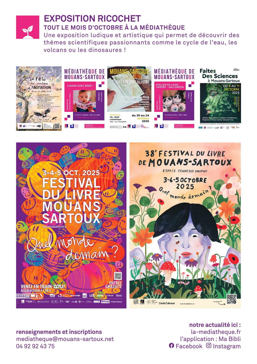 4. Programme octobre médiathèque Mouans Sartoux 2025