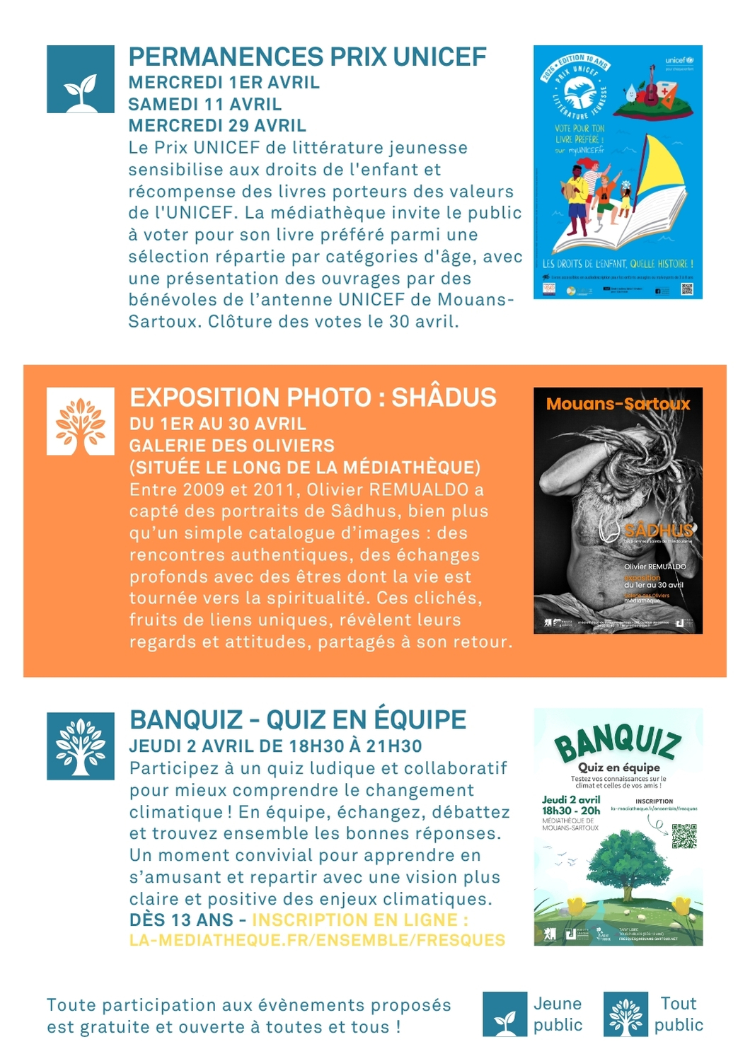 Page 2 Programme Médiathèque Mouans Sartoux Avril 2026