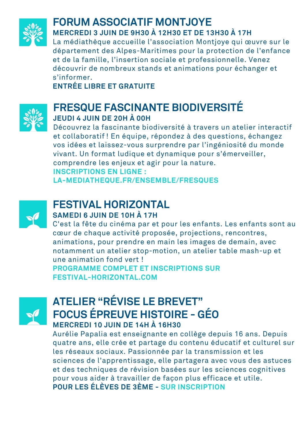 Page 2 Programme Médiathèque Mouans Sartoux Juin 2026