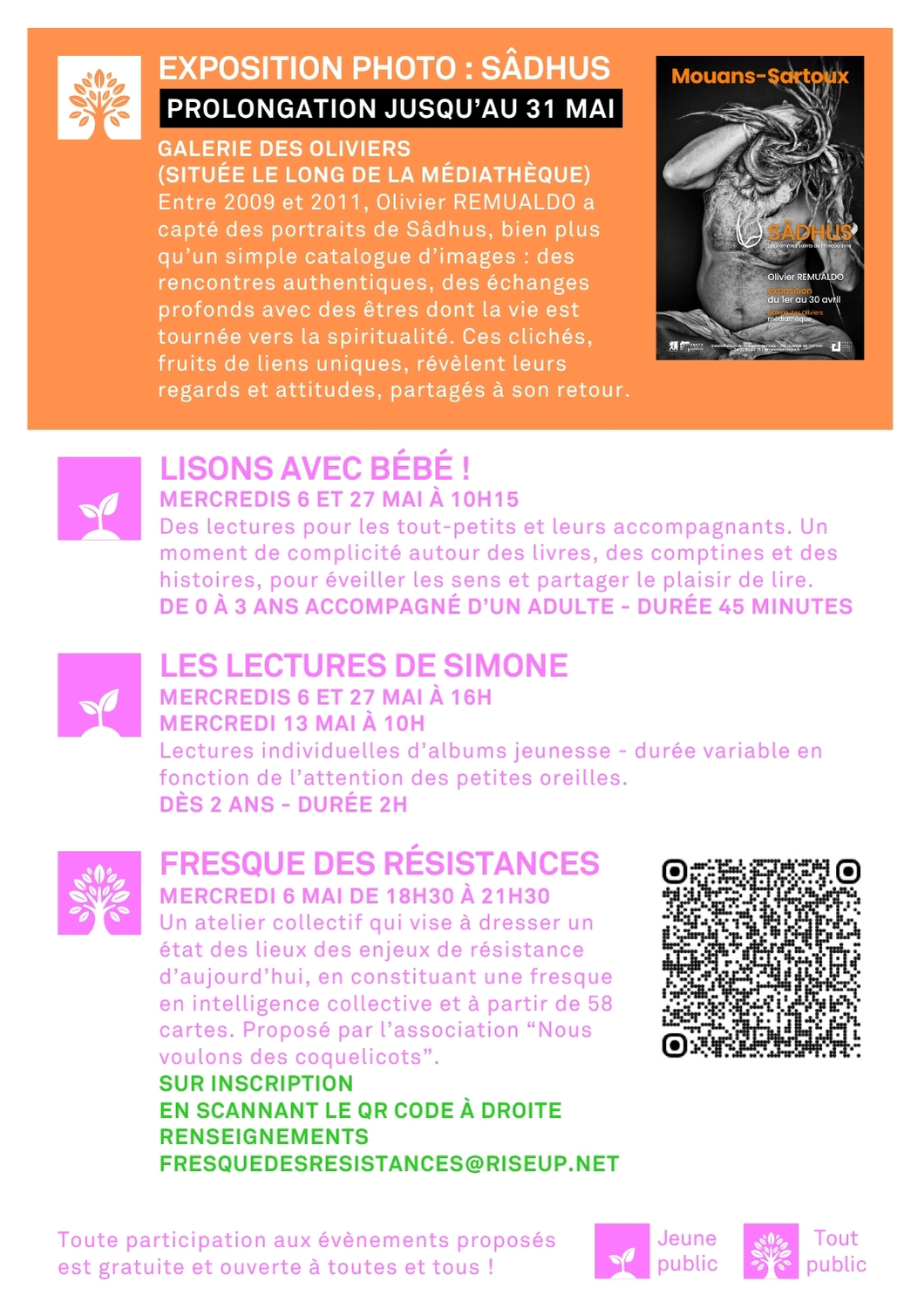 Page 2 Programme Médiathèque Mouans Sartoux Mai 2026