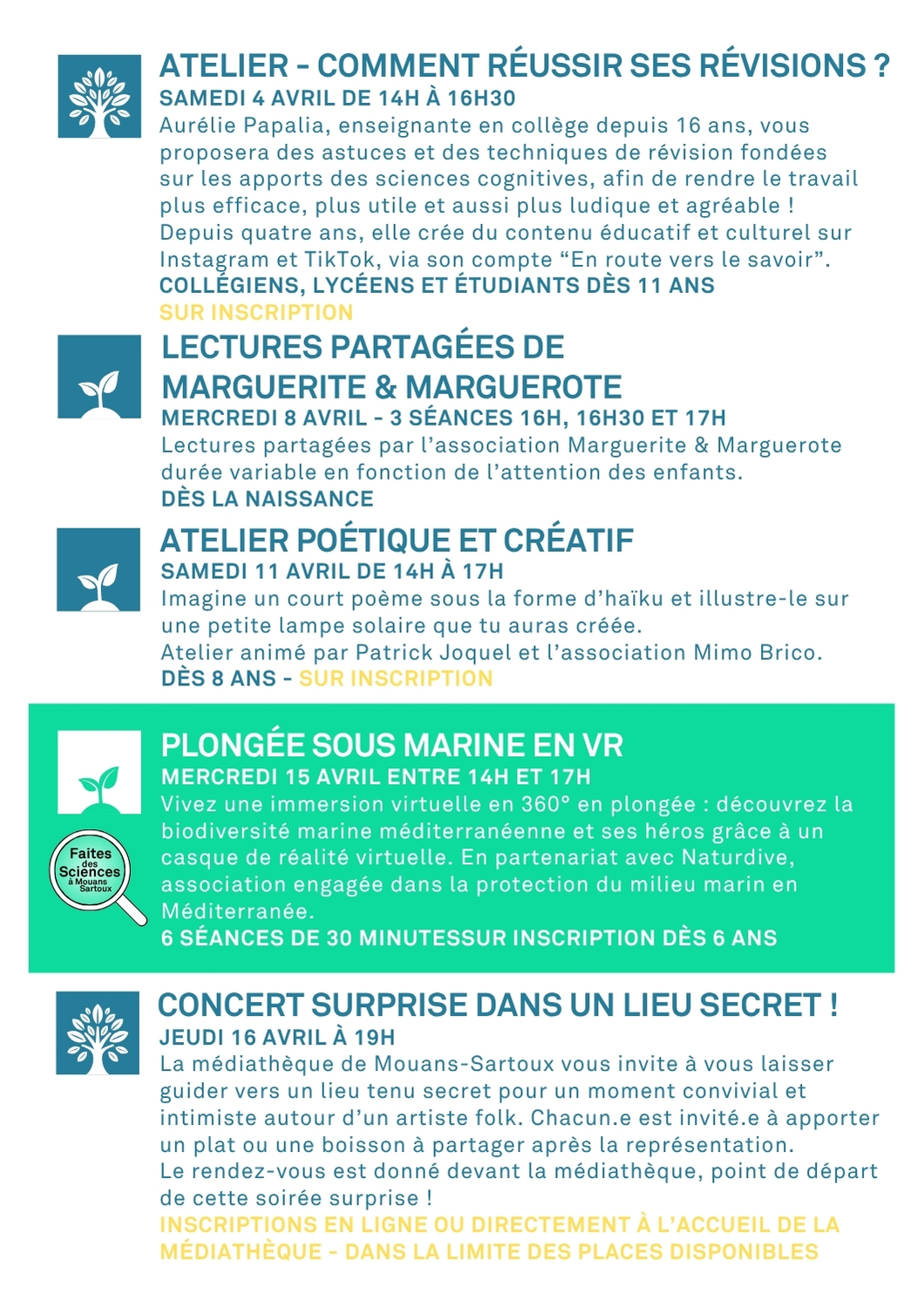 Page 3 Programme Médiathèque Mouans Sartoux Avril 2026