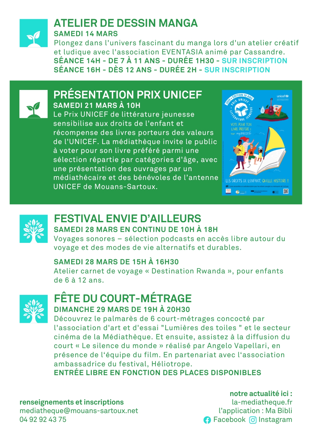 Page 4 Programme Médiathèque Mouans Sartoux Mars 2026