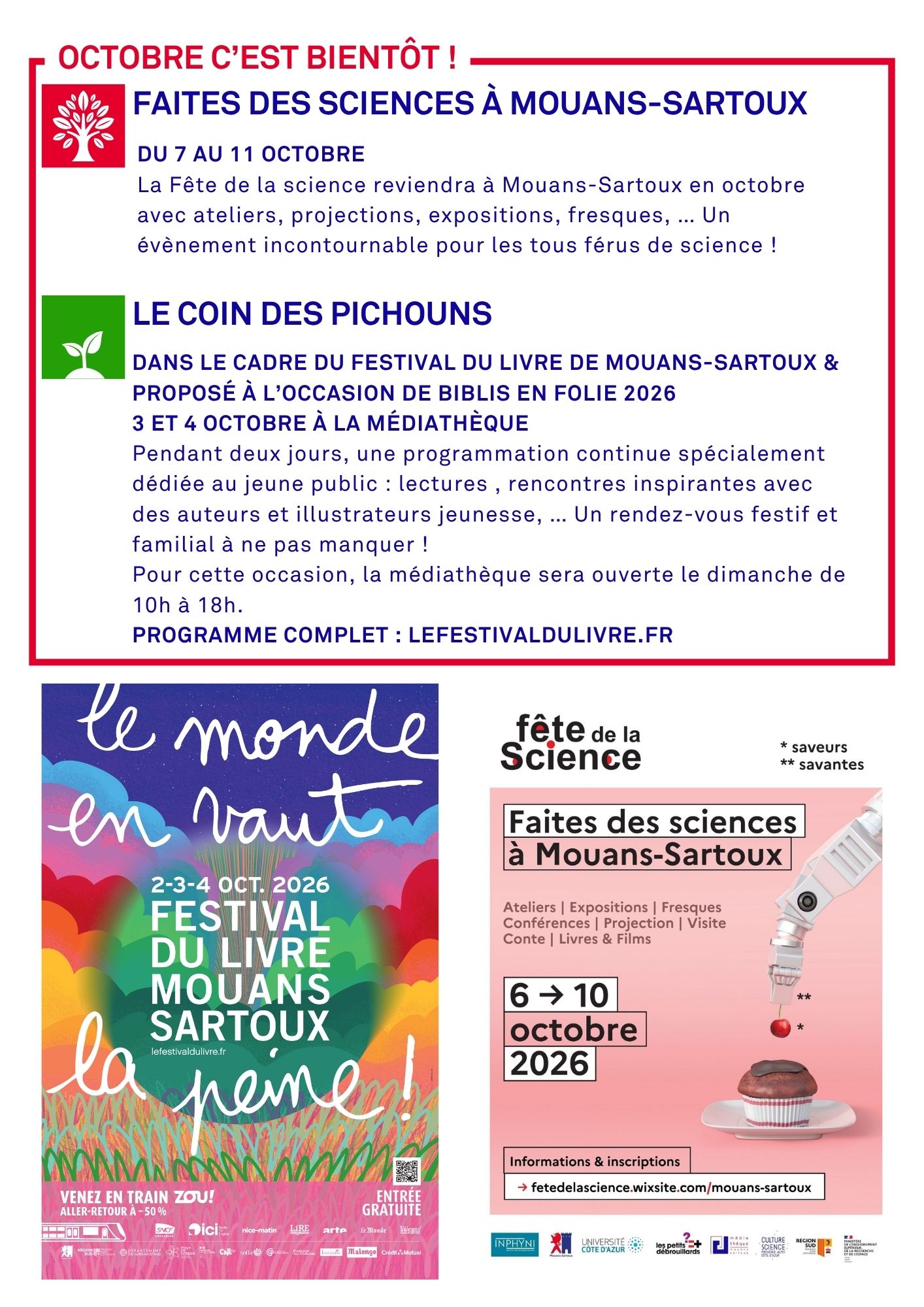 Programme médiathèque Mouans Sartoux 1 3